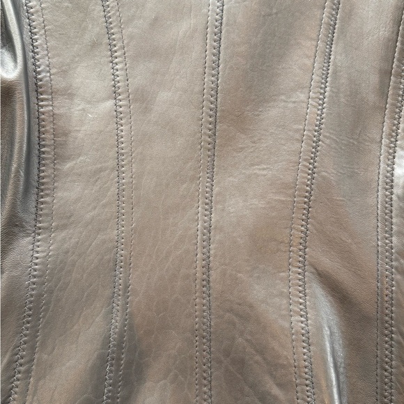 Black Genuine Leather Vintage Jacket - Picture 11 of 16